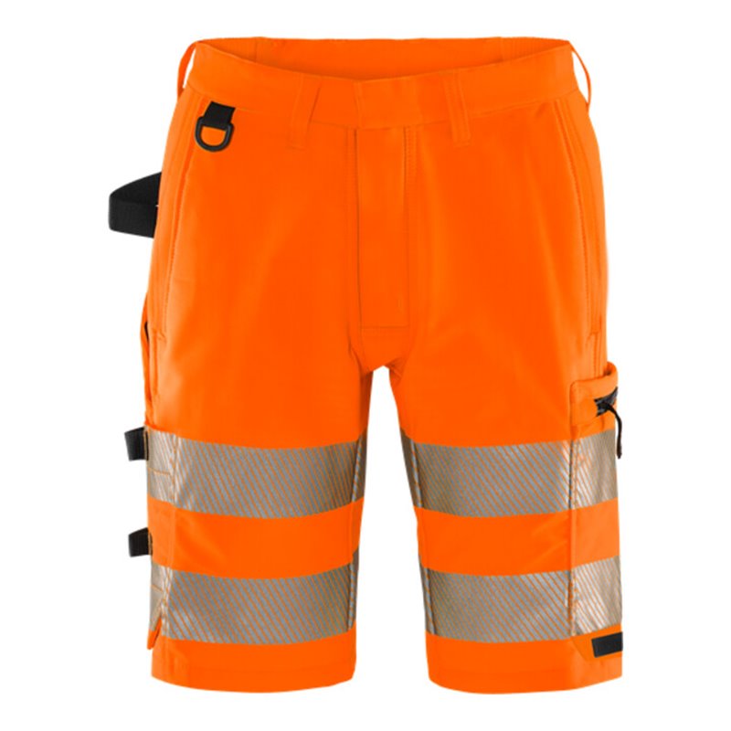 Fristads High Vis Green Stretch-Shorts Kl. 2 2648 GSTP Größe C58 Warnschutz-Orange