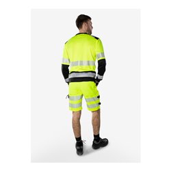 Fristads High Vis Green Stretch-Shorts Kl. 2 2648 GSTP Größe C64 Warnschutz-Orange