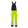 Fristads High Vis Green Latzhose Kl. 2 1030 GPLU Größe D108 Warnschutz-Gelb/Schwarz