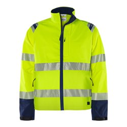 Fristads High Vis Green Stretchjacke Kl. 3 4647 GSTP Größe S Warnschutz-Gelb/Marine