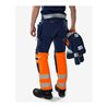 Fristads High Vis Green Handwerker Stretchhose Kl. 1 2643 GSTP Größe C148 Warnschutz-Orange/Marine