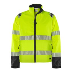 Fristads High Vis Green Stretchjacke Kl. 3 4647 GSTP Größe XS Warnschutz-Gelb/Schwarz