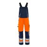 Fristads High Vis Green Latzhose Kl. 2 1030 GPLU Größe C156 Warnschutz-Orange/Marine