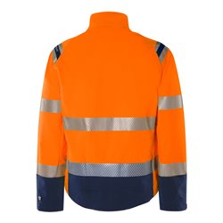 Fristads High Vis Green Stretchjacke Kl. 3 4647 GSTP Größe XS Warnschutz-Orange/Marine