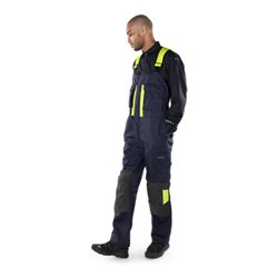 Fristads Schweisser latzhose 1029 WEL Größe C56 Marine/Warnschutz-Gelb