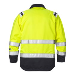 Fristads Flamestat High Vis Jacke Kl. 3 4175 ATHS Größe 4XL Warnschutz-Gelb/Marine