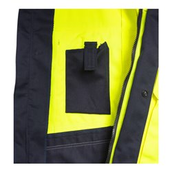 Fristads Flamestat High Vis Jacke Kl. 2 4176 ATHS Größe 4XL Warnschutz-Gelb/Marine