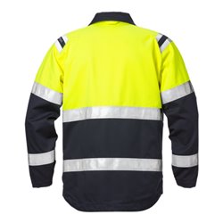 Fristads Flamestat High Vis Jacke Kl. 2 4176 ATHS Größe 4XL Warnschutz-Gelb/Marine