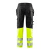 Fristads High Vis Handwerker Stretch-Hose Kl.1 2608 FASG Größe C50 Warnschutz-Gelb/Schwarz