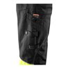 Fristads High Vis Handwerker Stretch-Hose Kl.1 2608 FASG Größe C64 Warnschutz-Gelb/Schwarz