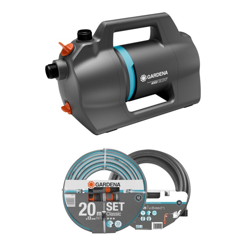 Gardena Gartenpumpe 4100 Silent Set