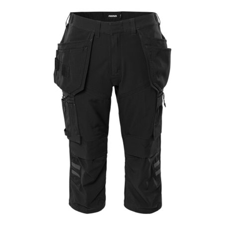 Fristads 3/4 Handwerkerhose 2600 GLWS Größe C54 Schwarz