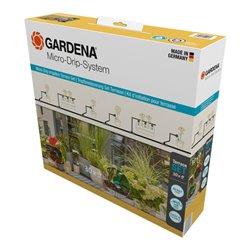 Gardena Micro-Drip-System Tropfbewässerung Set Terrasse (30 Pflanzen)