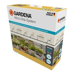 Gardena Micro-Drip-System Tropfbewässerung Set Balkon (15 Pflanzen)