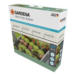 Gardena Micro-Drip-System Tropfbewässerung Set Hochbeet/Beet (35 Pflanzen)