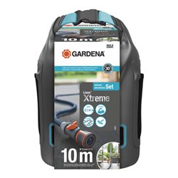 Gardena Textilschlauch Liano™ Xtreme 1/2', 10 m Set + Indoor-Adapter + Tasche - Aktion