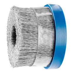 PFERD COMPOSITE Tellerbürste DBUR Ø 76x22,2 mm Bohrung SiC-Filament-Ø 0,55 mm Korn 120 stationär