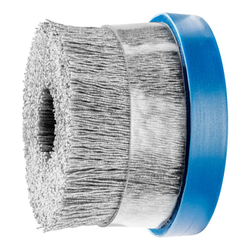 PFERD COMPOSITE Tellerbürste DBUR Ø 76x22,2 mm Bohrung SiC-Filament-Ø 0,55 mm Korn 120 stationär