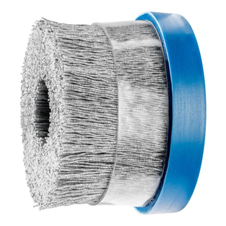 PFERD COMPOSITE Tellerbürste DBUR Ø 76x22,2 mm Bohrung SiC-Filament-Ø 0,55 mm Korn 120 stationär