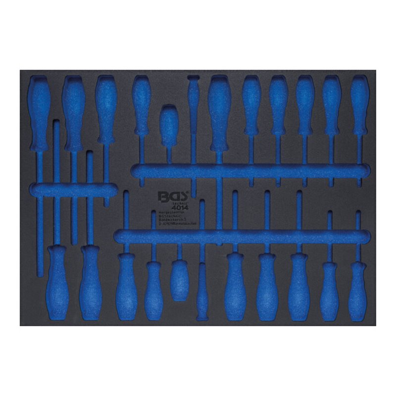 BGS Werkstattwageneinlage 3/3 4014-5, leer, für Art. 4014