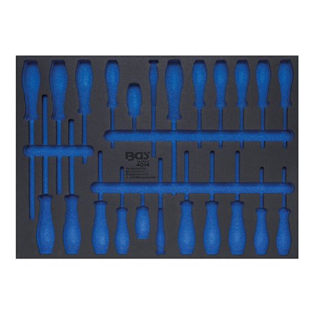 BGS Werkstattwageneinlage 3/3 4014-5, leer, für Art. 4014