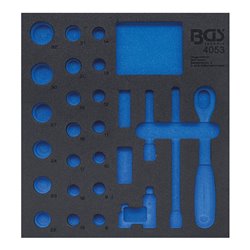 BGS Werkstattwageneinlage 2/3 4053-1, leer, für Art. 4053