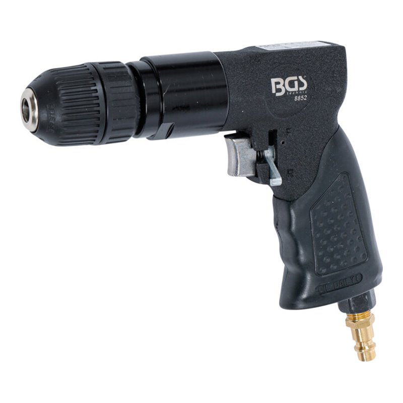 BGS Druckluft-Bohrmaschine mit 10 mm Schnellspann-Bohrfutter 8852