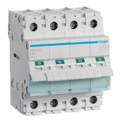 Hager Ausschalter 4P 63A SBN463
