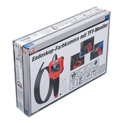 BGS Endoskop-Farbkamera mit TFT-Monitor 63217, Kamerakopf Ø 5,5 mm