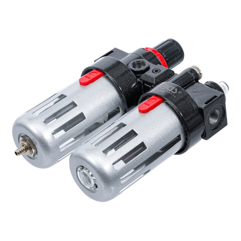 BGS Druckluft-Filter / Öler-Einheit mit Druckregler 8603