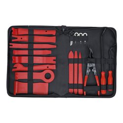 BGS Do it yourself Verkleidungs-Demontagekeil- und Zierleistenkeile-Satz 91326, verschiedene Formen, 19-tlg.