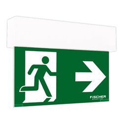 fischer Rettungszeichenleuchte3/8h opt.Mesh/NB Add.on S1U383M