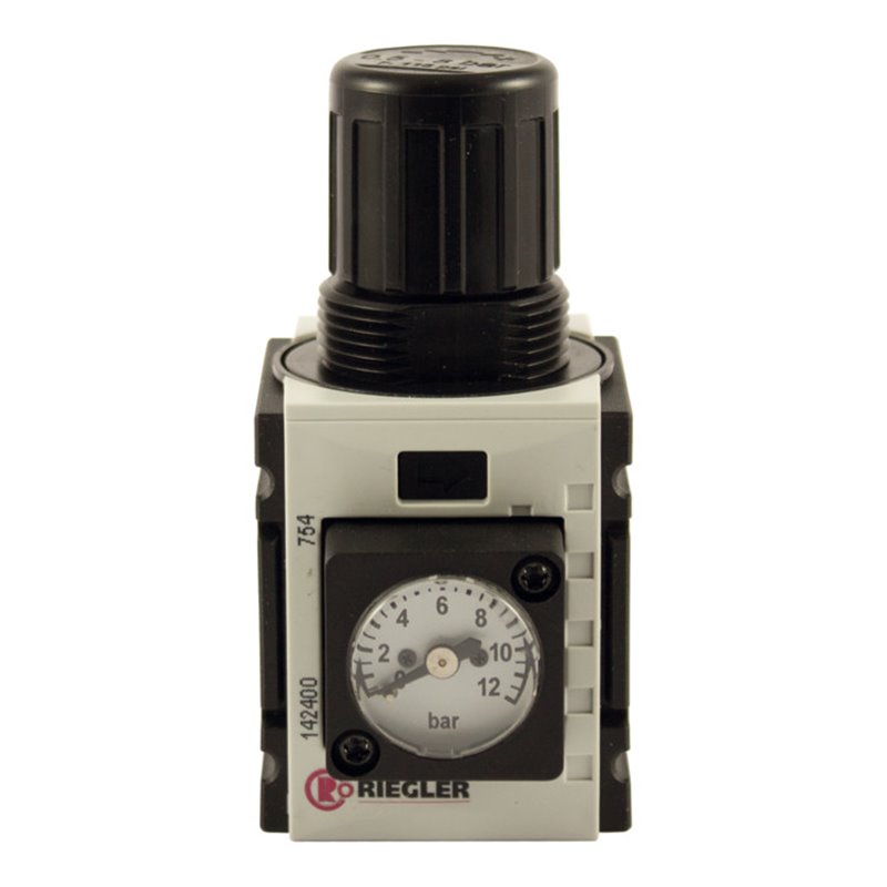 Riegler Druckregler »FUTURA-mini«, Kompaktmano., BG 0, G 1/4, 0,5-10 bar