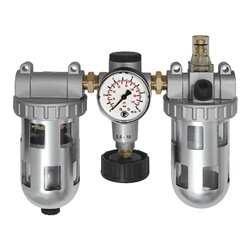 Riegler Wartungseinheit 3-tlg. »Standard«, PC-Beh., Schutzkorb, BG3, G3/4