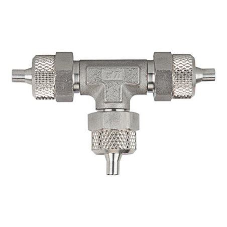 Riegler T-Verbinder, für Schlauch 8/6 mm, Edelstahl 1.4571