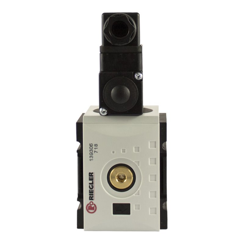 Riegler Verteiler »FUTURA«, BG 2, G 3/8, mit Druckschalter 0,5 - 10 bar