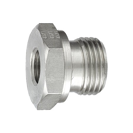 Riegler Kurze Wechselreduzierung, G 1 1/2 a., G 3/4 i., Edelstahl 1.4571