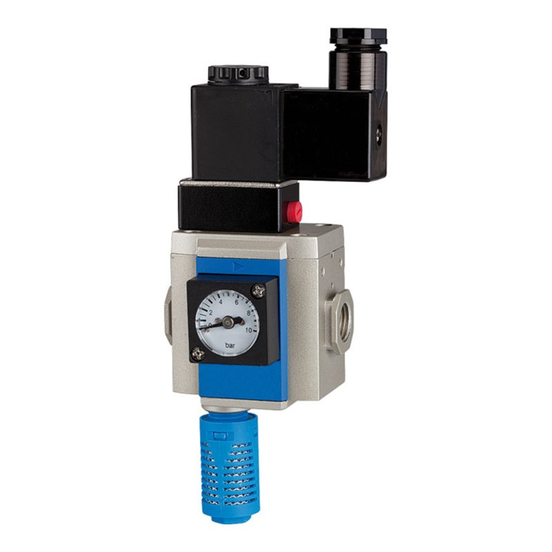 Riegler 3/2-Wege-Anfahrventil »G-mini«, 230 V AC / 50 Hz, BG 200, G 1/8