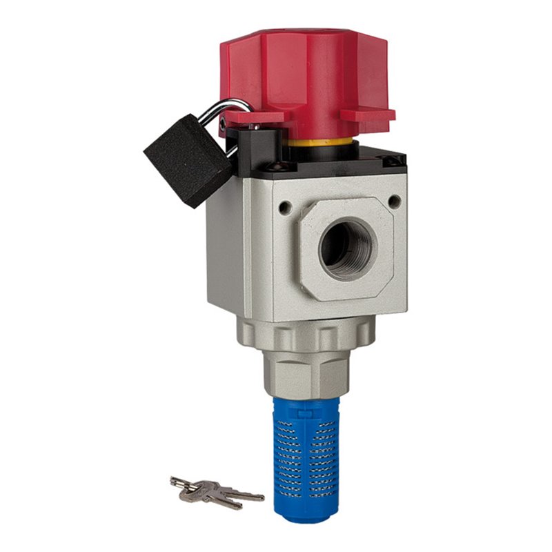 Riegler 3/2-Wege-Absperrventil »G«, BG 400, G 1/2, PE 0 - 9 bar