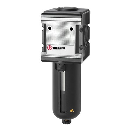 Riegler Vorfilter »multifix« PC-Behälter, Schutzkorb, 0,3 µm, BG 4, G 3/4