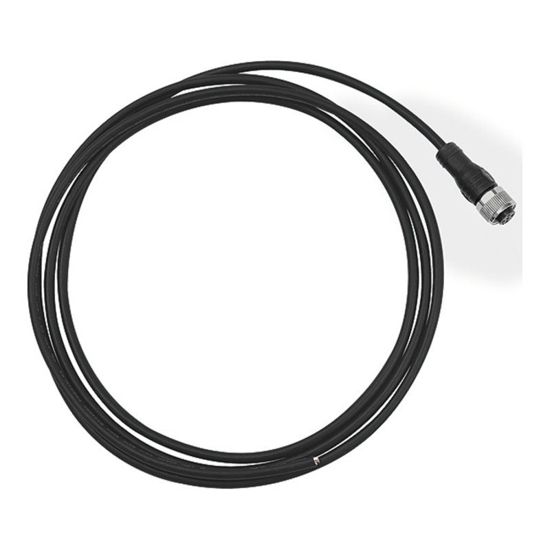 Riegler Anschlussstecker Winkelform, 4-polig, mit PUR-Kabel 5 m