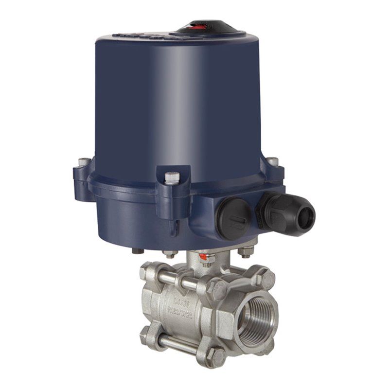 Riegler 2-Wege-ES-Kugelhahn, elekt. Stellantr., 230 V AC, 50 Hz, Rp 1 1/4