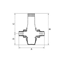 Riegler Druckregler für Trinkwasser, DVGW-geprüft, R 1, 1,5 - 6 bar