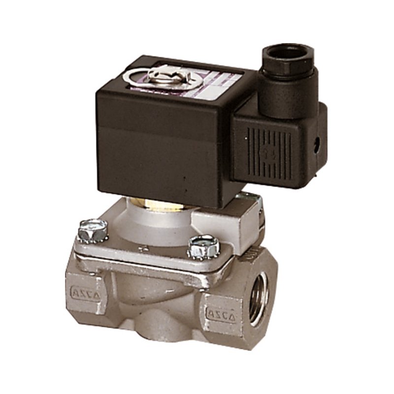 Riegler 2/2-Wege-MV., ES, NBR, NC, zwangsg., 24 V DC, G 1/2, PN 0-3 bar