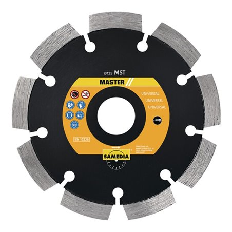 Diamanttrennscheibe MST D.125mm Bohr.X-Lock/22,23mm lasergeschweißt 11mm SAMEDIA