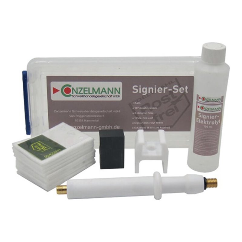 Signierelektrolytset Signier-Fix 100ml Flasche CONZELMANN