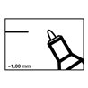 Permanentmarker 400 grün Strich-B.1mm Rundspitze EDDING
