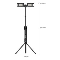 LED-Strahler TOWER 5 CONNECT 45 W 2500-5000 lm IP30 SCANGRIP