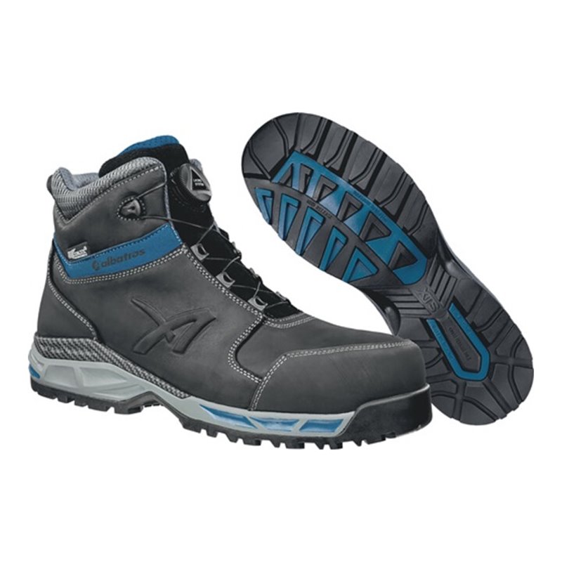 Sicherheitsstiefel TOFANE BLACK QL CTX MID Gr.46 schw/blau S3 EN ISO 20345:2011