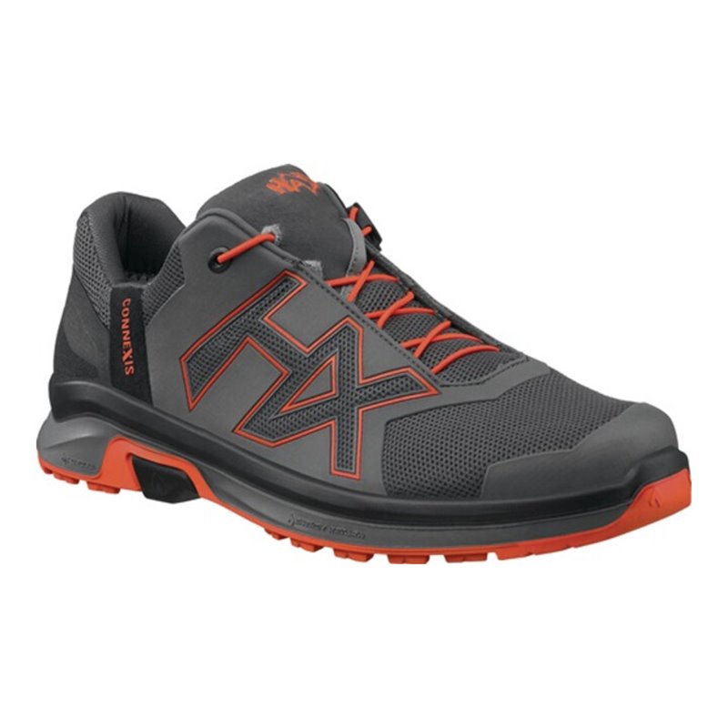 Freizeitschuh CONNEXIS Go GTX low Gr.9(43) grau/orange Mikrofaser/Textil